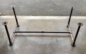Industrial coffee table black iron pipe. Black Pipe Table Frame Table Legs Aftcra