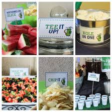 Sometimes party idea pros just comes across an idea or a site which might provide that little extra something playful you are searching for. The Tucci Lind Invitational Our Nesting Place Golf Party Foods Golf Theme Party Golf Birthday Party