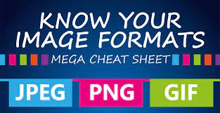 Image Formats Cheat Sheet All You Need To Know About Jpegs Tiffs Gifs Pngs Bmps Make A Website Hub