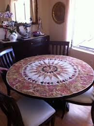 Table Topper In Its New Home Table Toppers Quilted Table Toppers Table Quilts