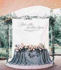 Backdrop For Wedding Rustic Wedding Decorations Wedding Etsy Wedding Banner Wedding Backdrop Rustic Wedding Decor