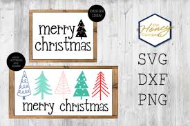 Download Merry Christmas Tree Bundle Svg Dxf Png Graphic By The Honey Company Creative Fabrica SVG Cut Files