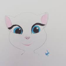 Talking Angela Drawing