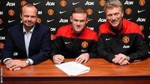 Wayne rooney won more trophies at manchester united than sir bobby charlton, george best, denis law, eric cantona or cristiano ronaldo. Wayne Rooney Man Utd Striker Signs New 300k A Week Deal Bbc Sport