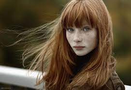 At least better than the obnoxious fake pink on a lot other posers. Red Hair Green Eyes White Skin Pink Pussy Green Eyes Intimidating Dog