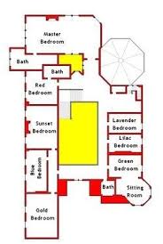House From The Movie Clue Upper Floor With Images Gold Bedroom Blue Bedroom Bedroom Green