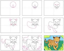 Here are the best how to draw step by step pictures for kids to use for free. How To Draw A Jaguar Art Projects For Kids