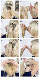 8 Steps To Make A Ponytail With Clip In Hair Extensions Hair Extensions Best Hair Extensions Tutorial Clip In Hair Extensions