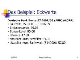 Personen, die diese webseiten aufrufen, erkennen die nutzungsbedingungen an. Bonus Zertifikate Michael Ripke 3 September Ppt Herunterladen