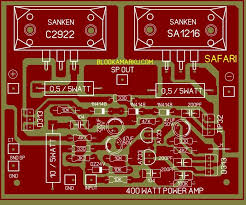 This amplifier circuit can deliver 150 watt rms. Layout Pcb Power Amplifier 400 Watt Pcb Circuits