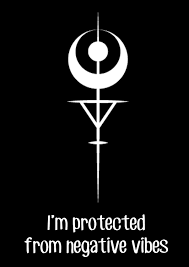 Negative Vibes Protection Wiccan Symbols Witch Symbols Sigil Tattoo