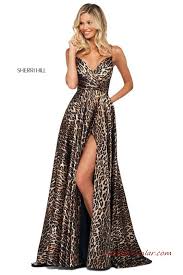 2020 Sherri Hill Abiye Modelleri Krem Uzun Askili V Yakali Tasli Sherri Hill The Dress Elbise