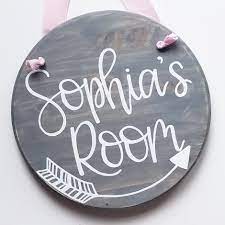 Name signs are a definite favorite for bedroom décor, especially in nurseries and children's rooms. Another Sophia Bedroom Door Sign In The Books Get Your Custom Name Sign At Sweet Sawyer Creations Etsy Page Bedroom Door Signs Door Signs Bedroom Doors