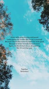 Read together ♡ seventeen from the story seventeen easy lyrics ♡ by beholdbts (˗ˏˋ 알리샤 ˎˊ˗) with 246 reads. Seventeen Together Lyrics Seventeen Lyrics Together Lyrics Seventeen