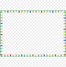 Dazzling Frame Window Border Christmas Lights Transparent Background Png Image With Transparent Background Toppng