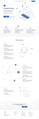 Finder Expert Keep Contacts In One Place Landing Page Design Best Landing Page Design Page Design