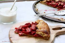Tarte Rustique Fraises Et Rhubarbe Rhubarbe Fraise Rhubarbe Tarte