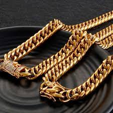 Men's black onyx bead necklace stainless steel 24. Cool 12mm Thick Chain Black Gold Necklace Men Stainless Steel With Lock Hip Hop Choker Mens Necklaces Male Heavy Massive Jewelry Chain Necklaces Aliexpress