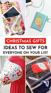 The one issue with that is the lack of time. 20 Christmas Gift Ideas To Sew For Everyone On Your List