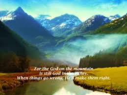 Image result for god on the mountain lyrics