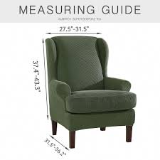 It could fit your wingback chair more perfect than 1 piece wing chair cover , and not easy to slip. Bridie Plaid Wingback Chair Slipcover Wingback Chair Slipcovers Slipcovers For Chairs Wing Chair