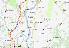 Eines erzdomcapitels, hat priesterseminar, piaristenkloster, obergymnasium, kathedrale. Michelin Landkarte Kalocsa Stadtplan Kalocsa Viamichelin