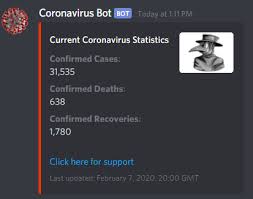 All data displayed is preliminary and subject to change as more information is reported to isdh. I Made A Coronavirus Discord Bot Coronavirus