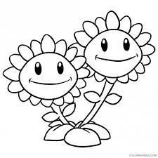 You can click here to see the classic plants vs. Plants Vs Zombies Coloring Pages Twin Sunflower Coloring4free Coloring4free Com