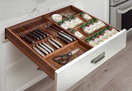 The kit shakes out of the box like pickup sticks, without directions, but it's still a cinch to. Double Knife Block And Spice Rackdrawer Insert Bridgewood