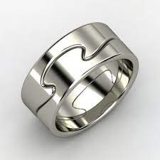 Sterling Silver Ring Puzzle Ring Gemvara Puzzle Ring White Gold Rings Gold Rings