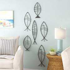 Check spelling or type a new query. Highland Dunes 6 Piece Coastal Metal Fish Wall Decor Set Reviews Wayfair