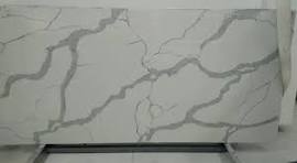 Solid Surface Calacatta White Quartz Engineered Stone for ...