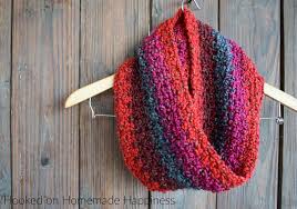 Include design and yarn info in the comments, and check. Homespun Crochet Infinity Scarf Pattern Hooked On Homemade Happiness