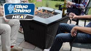 3.9 out of 5 stars with 13 reviews. Blue Rhino Heat Square Outdoor Fire Table Features Video Model Gad15253b Youtube