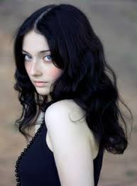 Soft Curls Black Hair With Pale Skin Hair Pale Skin Black Hair Pale Skin Jet Black Hair