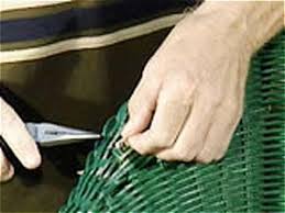 Apply a dab of glue under the end of the loose wrapping, then insert the end of the new strand, and tap it in place with a small tack (image 2). How To Repair Wicker Furniture How Tos Diy