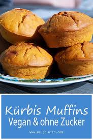 Saftige Kurbis Muffins Vegan Und Ohne Zucker Rezept Gesunde Desserts Backen Ohne Zucker Backrezepte