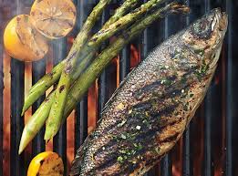 Loup De Mer Grille Avec Aioli Et Gremolata A L Estragon Recipe Fish Bar Meat