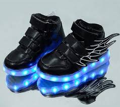 Best Kids Light Up Shoes With Wings Unisex Girls Boys Light Up Shoes Kids Now Apparel