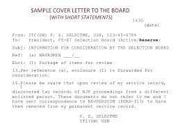 Try to limit your letter to documents you know are missing, or that you want to bring to the board's attention. Chief Board Cover Letter April 2021