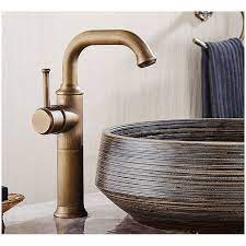 Nowadays, antique brass bathroom faucets come with various unique features. Basin Faucets Antique Brass Faucet Bathroom With Single Handle Vintage Deck Mount Torneiras Hot Cold Bath Mixer Water Tap 58800 Basin Faucets Aliexpress