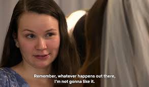 The craziest part of the Love Is Blind finale might have been Ali's sister  coming in THIS HOT. She's upset with either outcome?? How does this help  ma'am, are you telling her