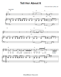 I spoke to the devil in miami piano. Tell Her About It Sheet Music Billy Joel Sheetmusic Free Com