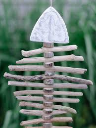 Wir verkaufen 3 niedliche bilder fürs kinderzimmer! Diy Maritime Dekoration Deko Fisch Aus Treibholz Beton Selbst Machen