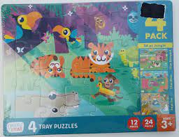 Check spelling or type a new query. Chuckle Roar 4 Tray Puzzles 14 In X 10 75 And 50 Similar Items