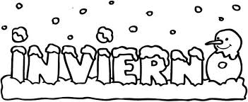 Dibujos Infantiles Para Colorear Invierno