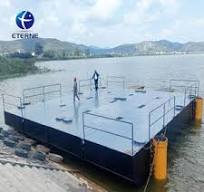 Verified Supplier Excavator Pontoons Floating Steel ...