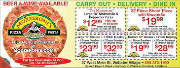 Mozzeroni S Pizza With Coupons To Save On Your Order Check Out Our Lunch Specials Pizza And More Large Pizza Pizza Pasta