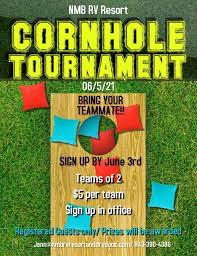 This holiday home is 5 miles from broadway at the beach and 8.7 miles from myrtle beach state park. Cornhole Tournament North Myrtle Beach Rv Resort And Dry Dock Marina April 24 2021 Allevents In