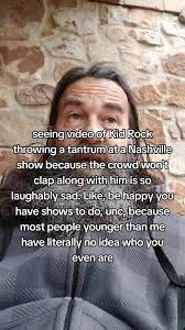 Kid Rock Throws Tantrum